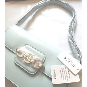 Guess Hensley Bag Aqua New with Tags